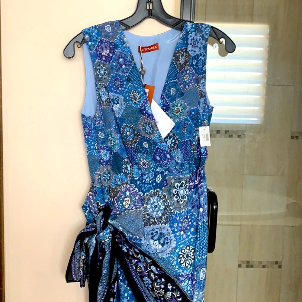 Altuzarra - 100% silk scarf dress, size 38